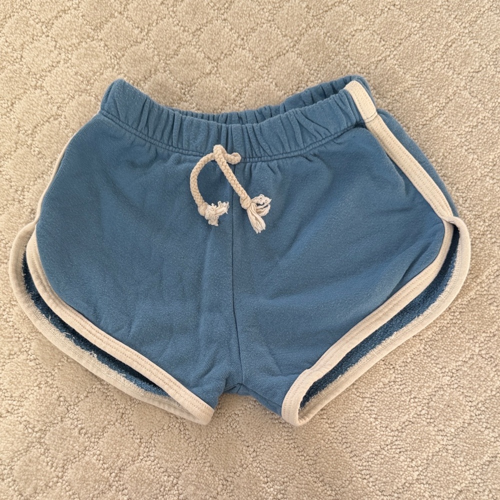 Gus + Steel 6/7 track shorts in harbor sky